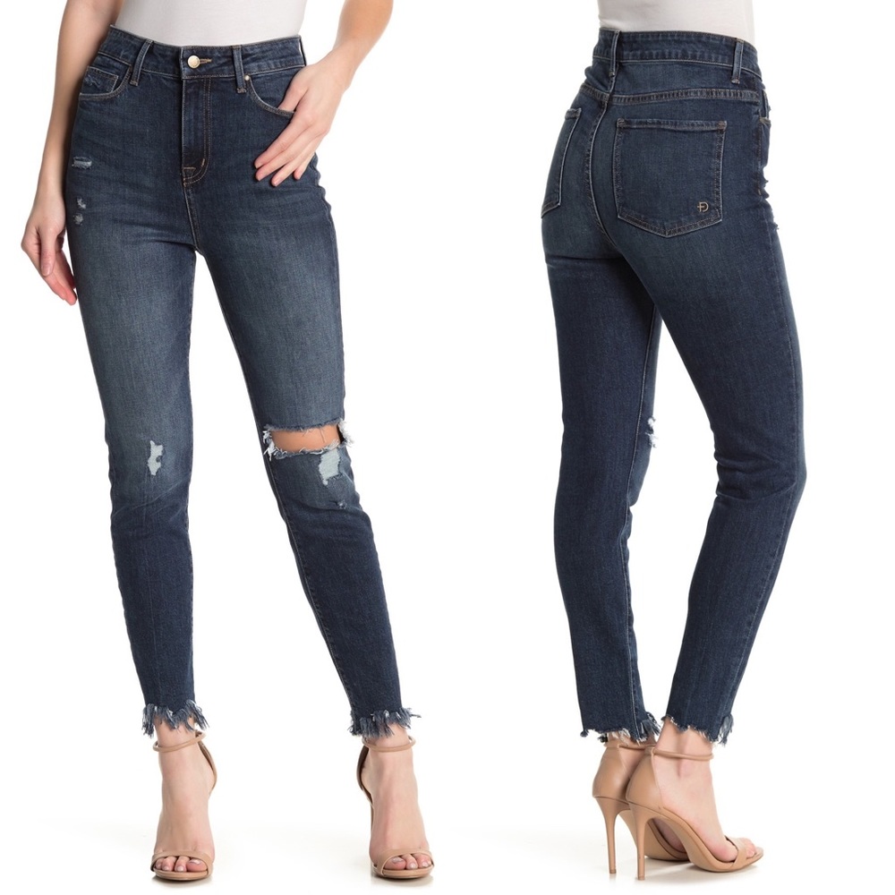 FIDELITY DENIM Luna Ultra High Rise Skinny Jeans